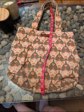 bungalow 360 Coral and White Polka Dot Tote Liner
